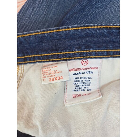 AG Adriano Goldschmied The Protege Straight Leg Jeans 38X34 Made In USA - Picture 5 of 7